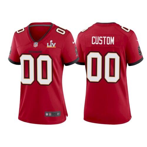 Women's Tampa Bay Buccaneers ACTIVE PLAYER 2021 Red NFL Super Bowl LV Limited Stitched Jersey